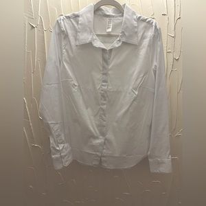 NWT Spanx white button down blouse!